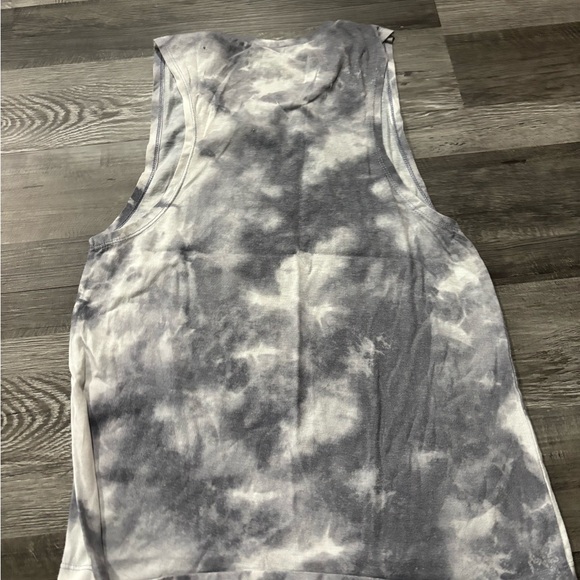Fifth Sun Gray Tie-Dye Tank with Peace Symbol - Picture 4 of 4